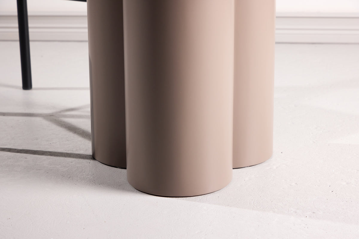 Eettafel Cavallo – Ronde tafel Ø110 cm in Donkerbruin