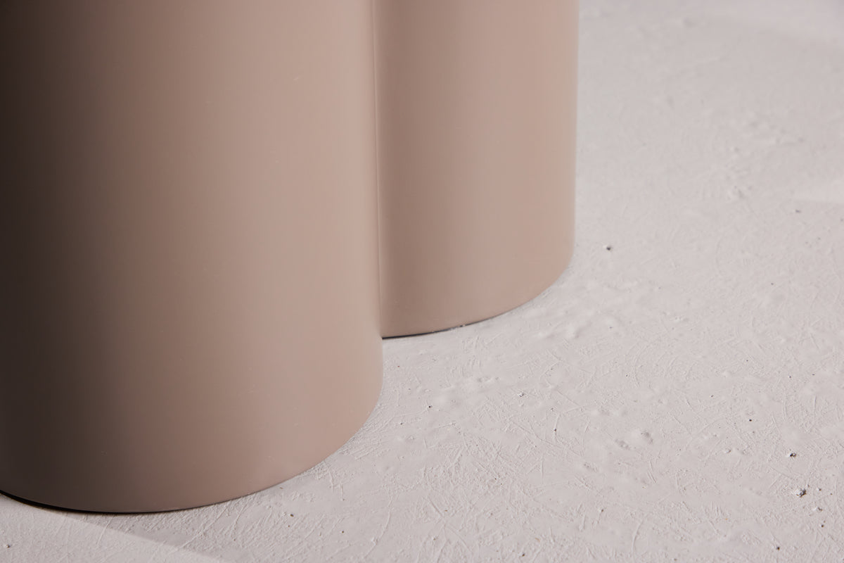 Eettafel Cavallo – Ronde tafel Ø110 cm in Donkerbruin