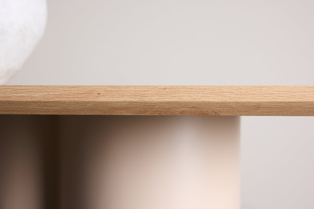 Eettafel Belluno – Rechthoekige tafel 210 × 100 cm in Whitewash