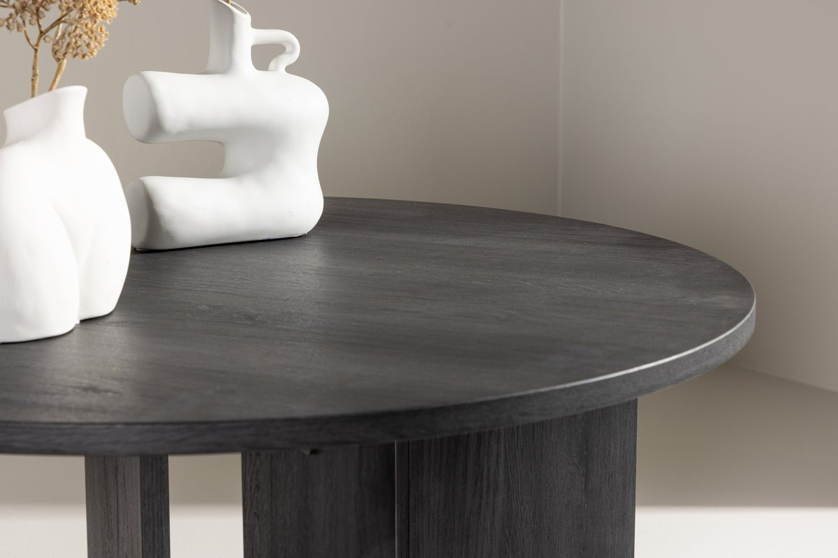 Salontafel Davinci - Ronde tafel met houtlook