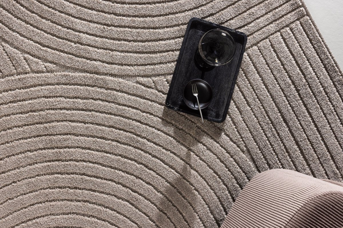 Vloerkleed Nero - in verschillende kleuren van polypropyleen & wol