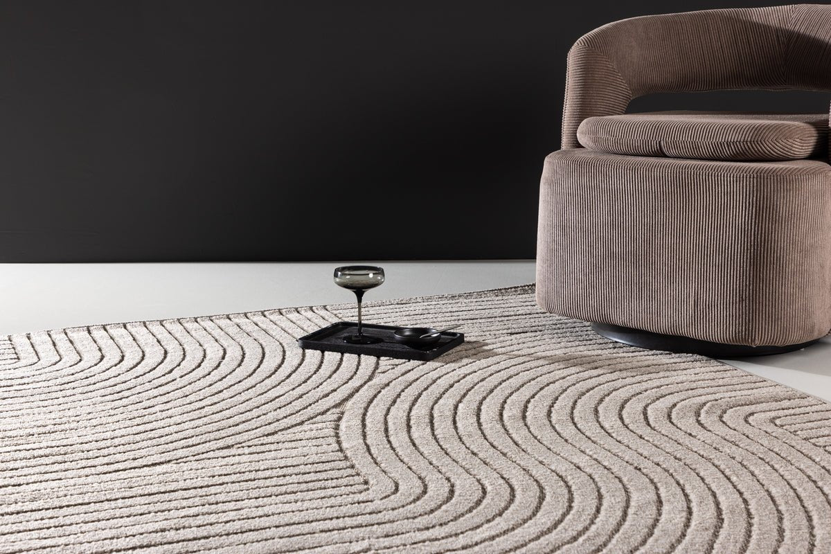 Vloerkleed Nero - in verschillende kleuren van polypropyleen & wol