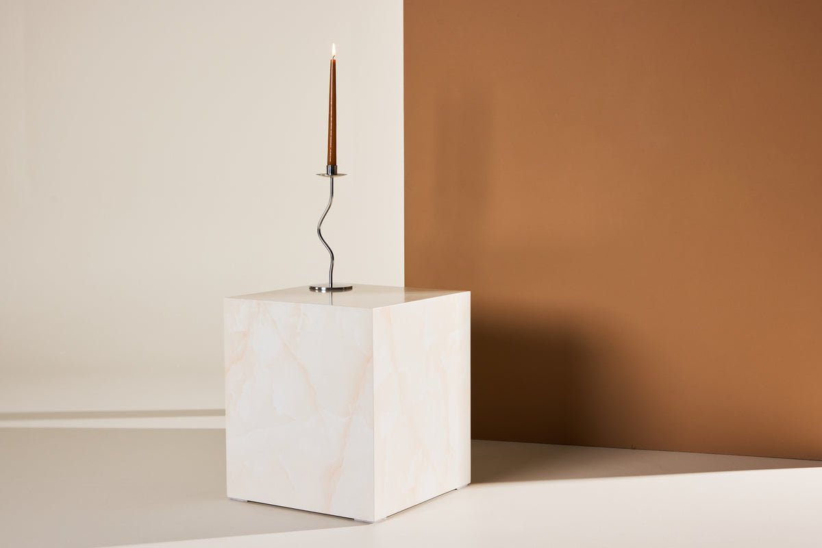 Salontafel/Bijzettafel Nivara – Kubus met uitzonderlijk uiterlijk