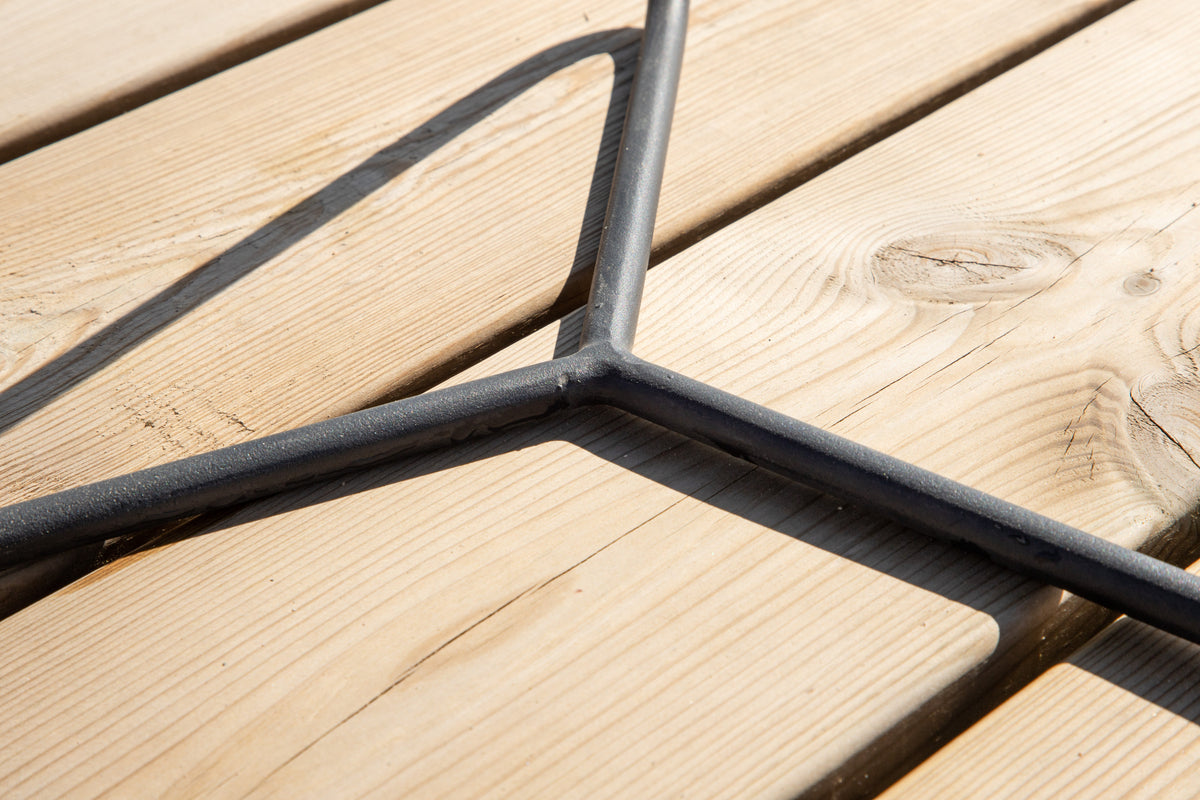 Tuin bijzettafel Moeve - Ø40 van zwart staal