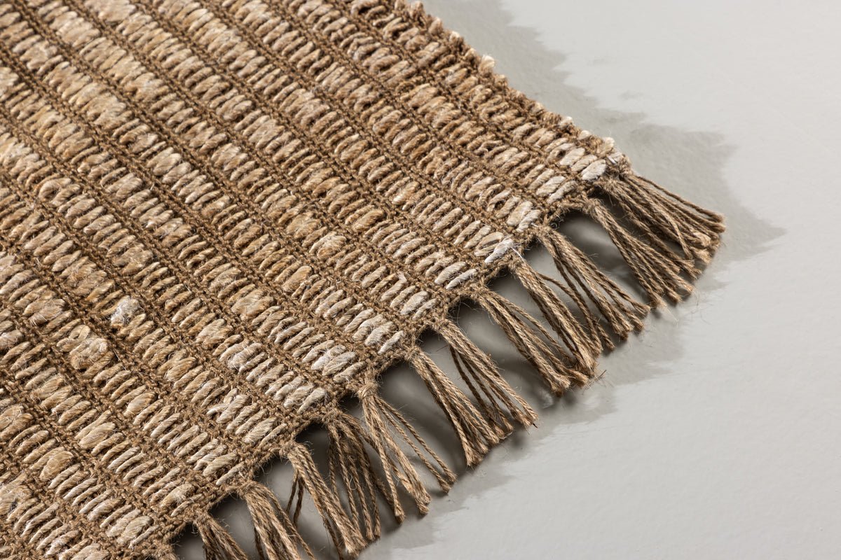 Vloerkleed Runa – van 100 % jute in Beige