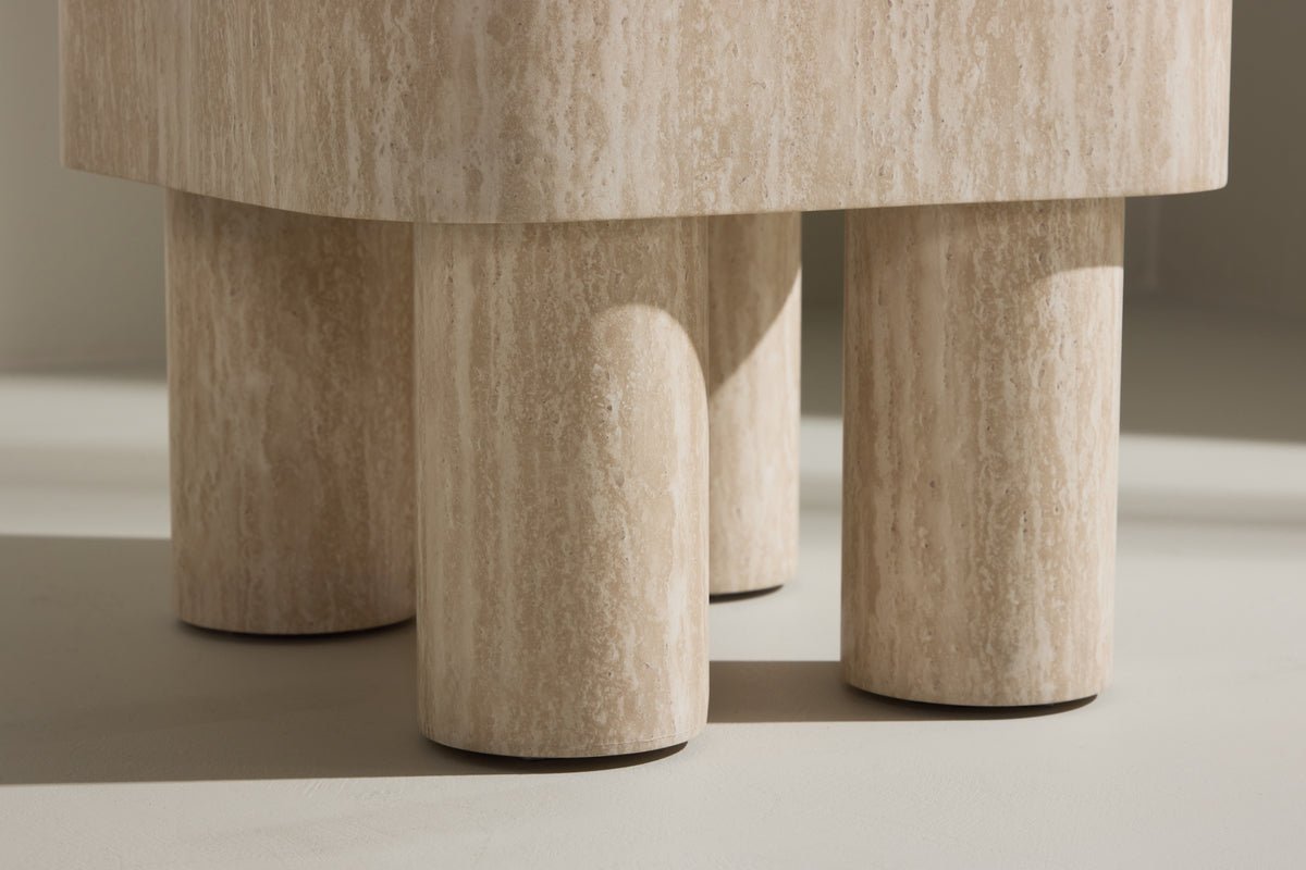 Bijzettafel Alira – in zacht Beige