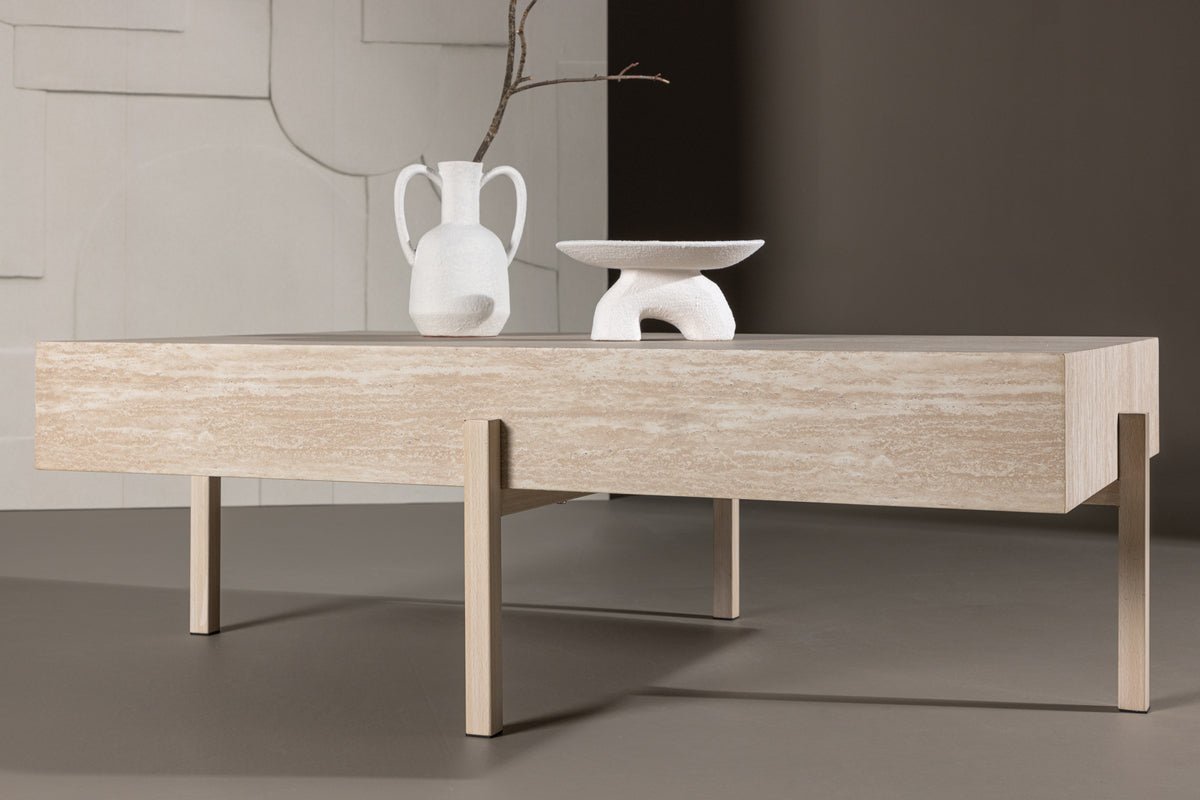 Salontafel Wadera - met versprongen poten