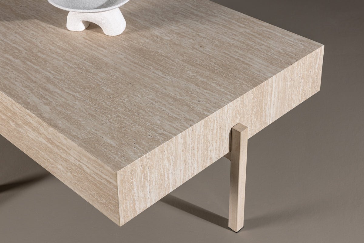 Salontafel Wadera - met versprongen poten