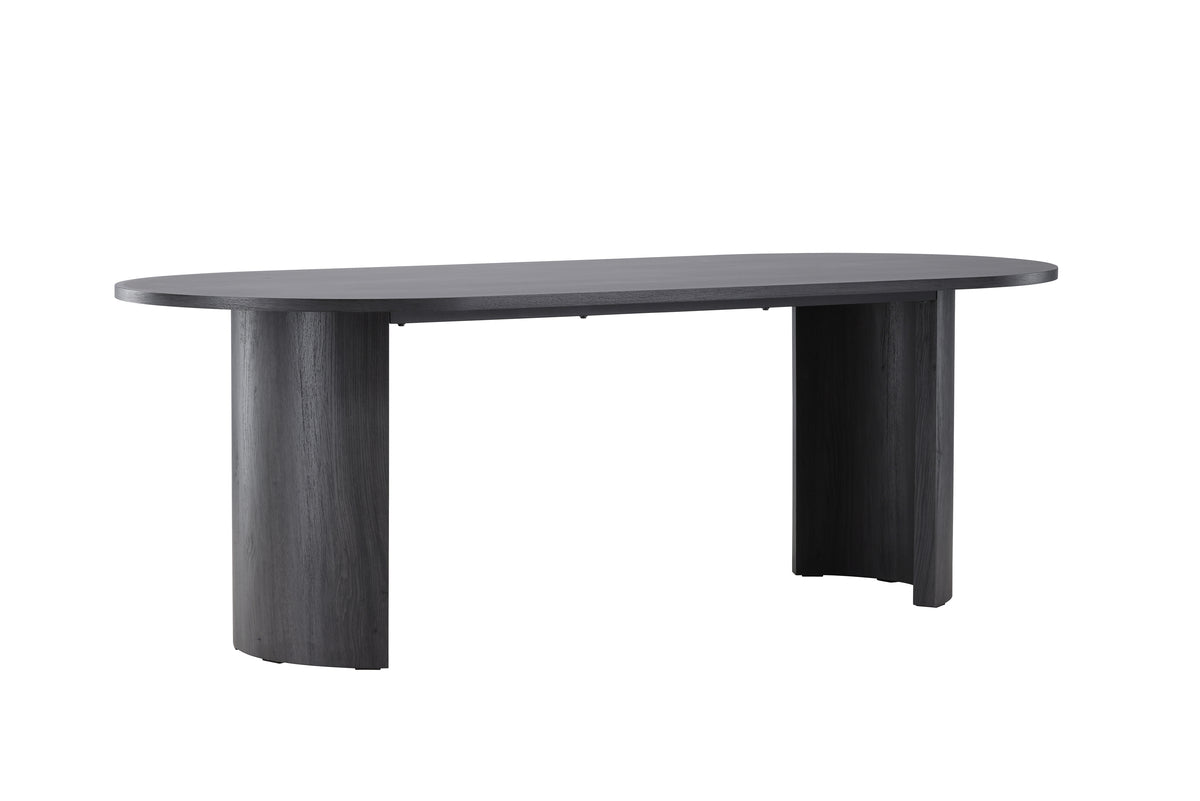 Eettafel Veyla - een ovale eettafel in elegant Zwart