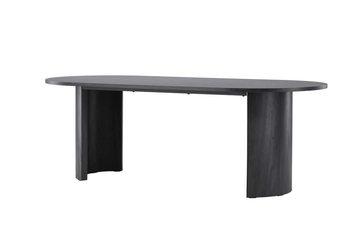 Eettafel Veyla - een ovale eettafel in elegant Zwart