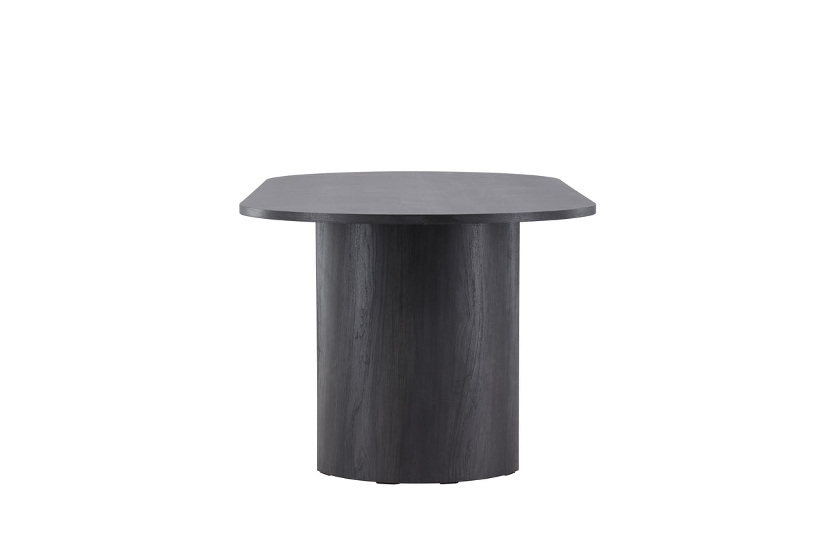 Eettafel Veyla - een ovale eettafel in elegant Zwart