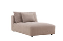 Designer Lounge Fauteuil Lanzia – Bruin met linnenlook