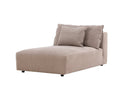 Designer Lounge Fauteuil Lanzia – Bruin met linnenlook