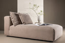 Designer Lounge Fauteuil Lanzia – Bruin met linnenlook