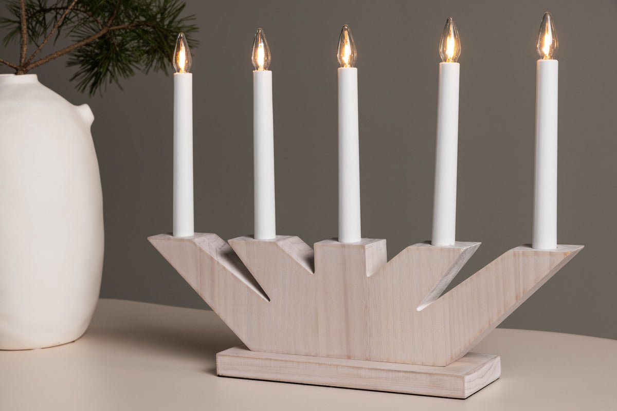 Kerstverlichting Alvra - sfeervolle adventskaarsenhouder