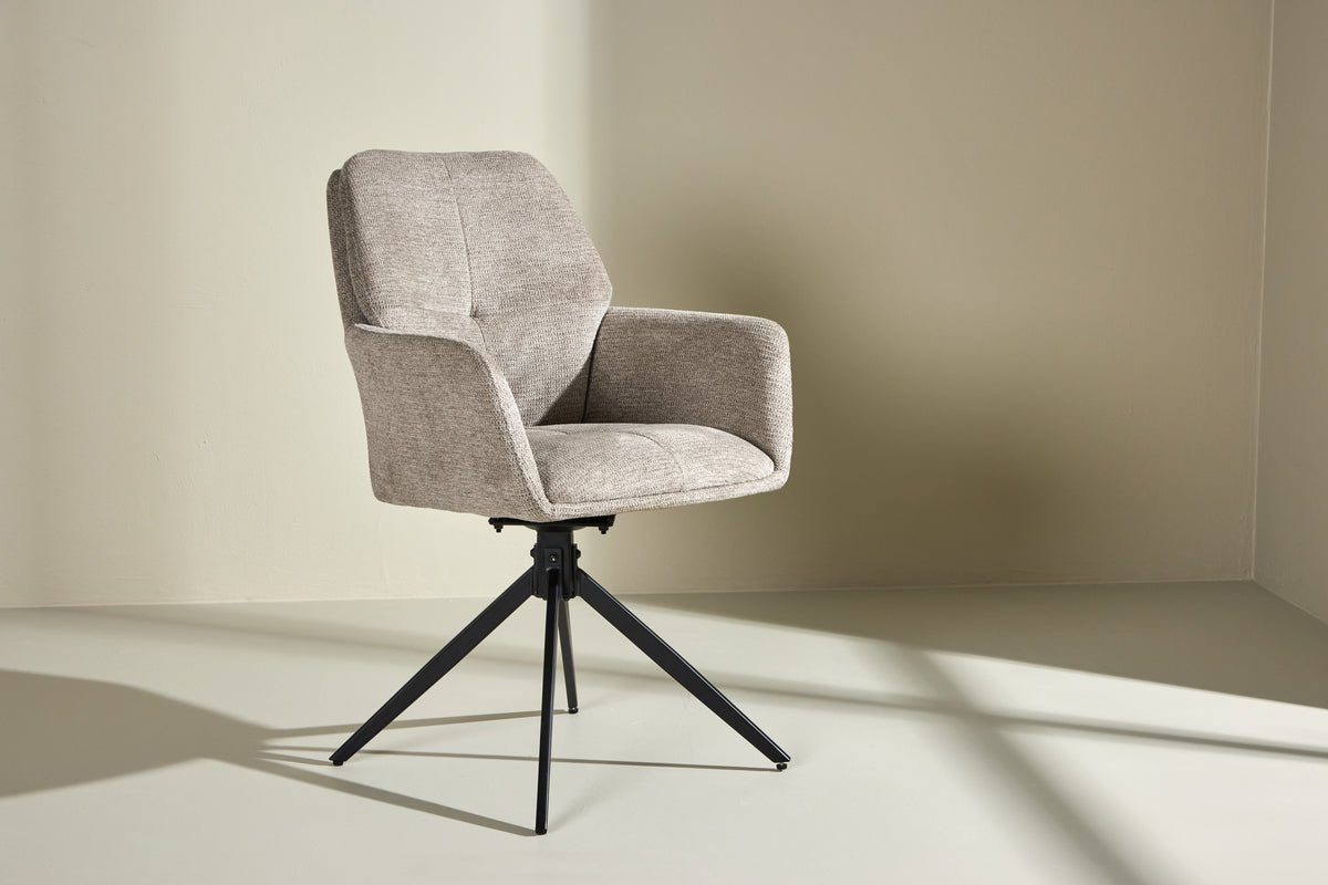 2-delige set - stoel Marko onderhoudsvriendelijk in de kleuren Bruin of Wit