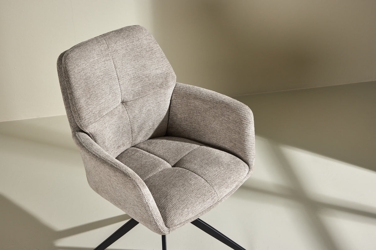 2-delige set - stoel Marko onderhoudsvriendelijk in de kleuren Bruin of Wit