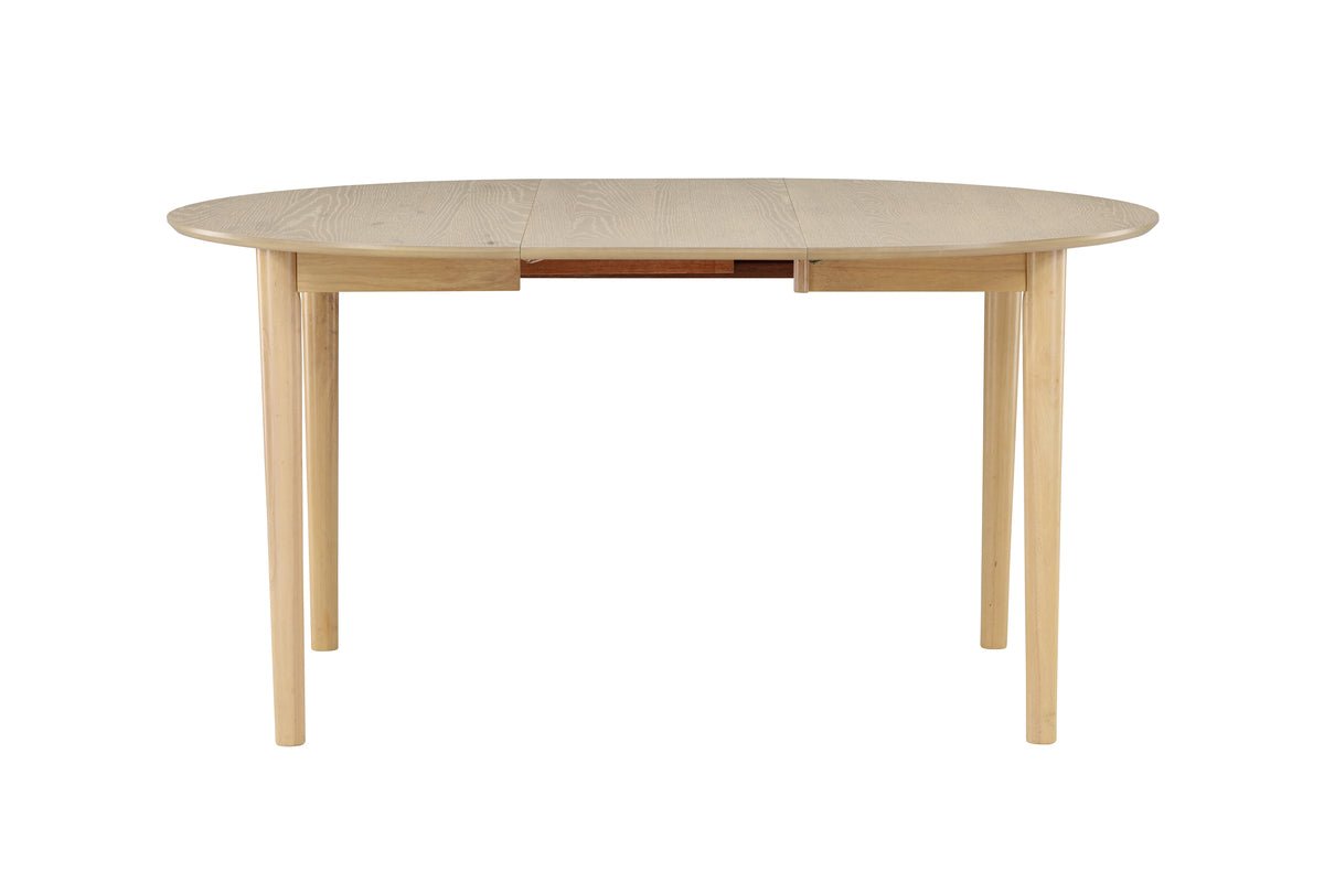 Eettafel Facile - ovale uitschuifbare eettafel gebeitst