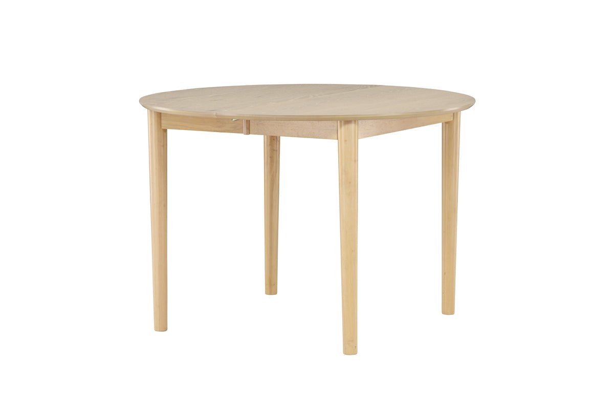 Eettafel Facile - ovale uitschuifbare eettafel gebeitst
