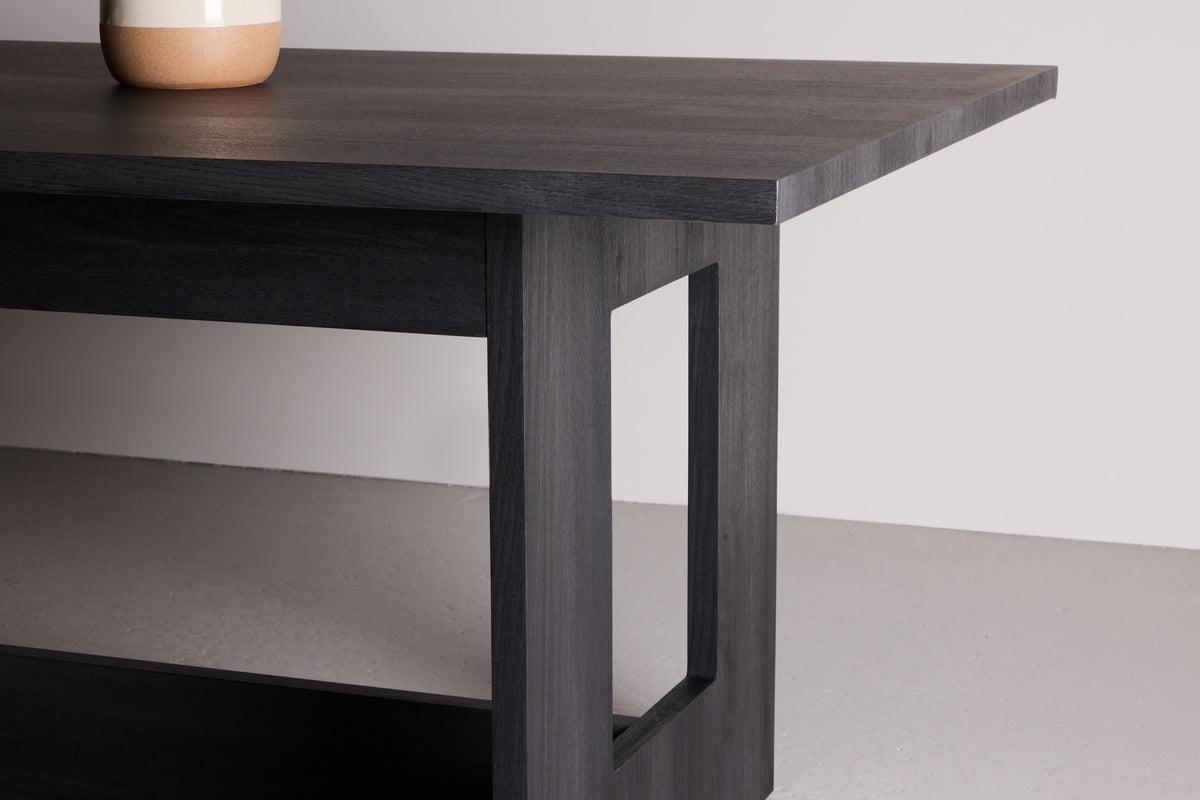 Eettafel Tully - een rechthoekige eettafel in elegant Zwart