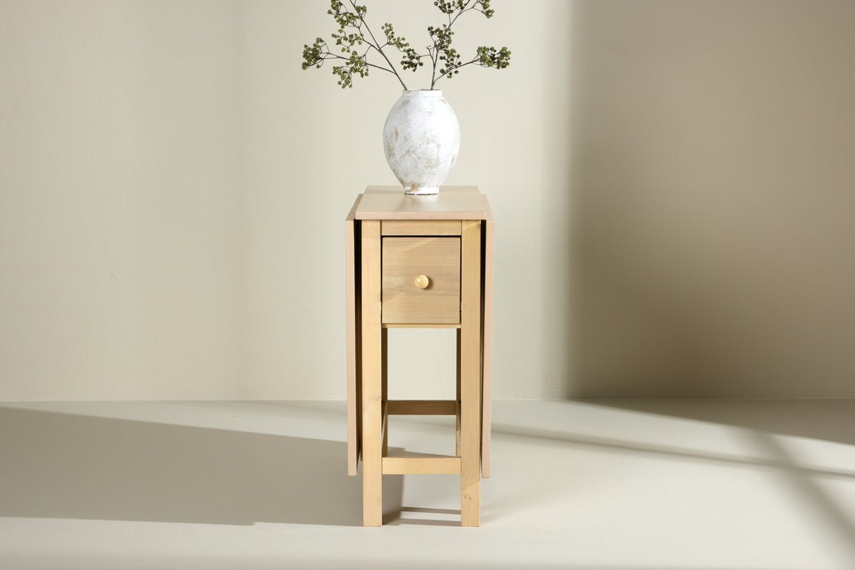 Eettafel Martha - rechthoekige uitschuifbare eettafel gebeitst