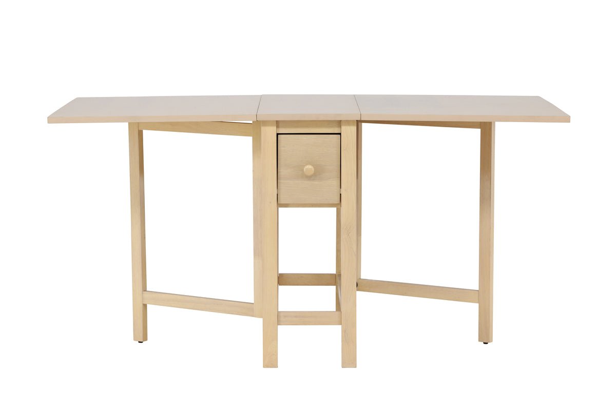 Eettafel Martha - rechthoekige uitschuifbare eettafel gebeitst