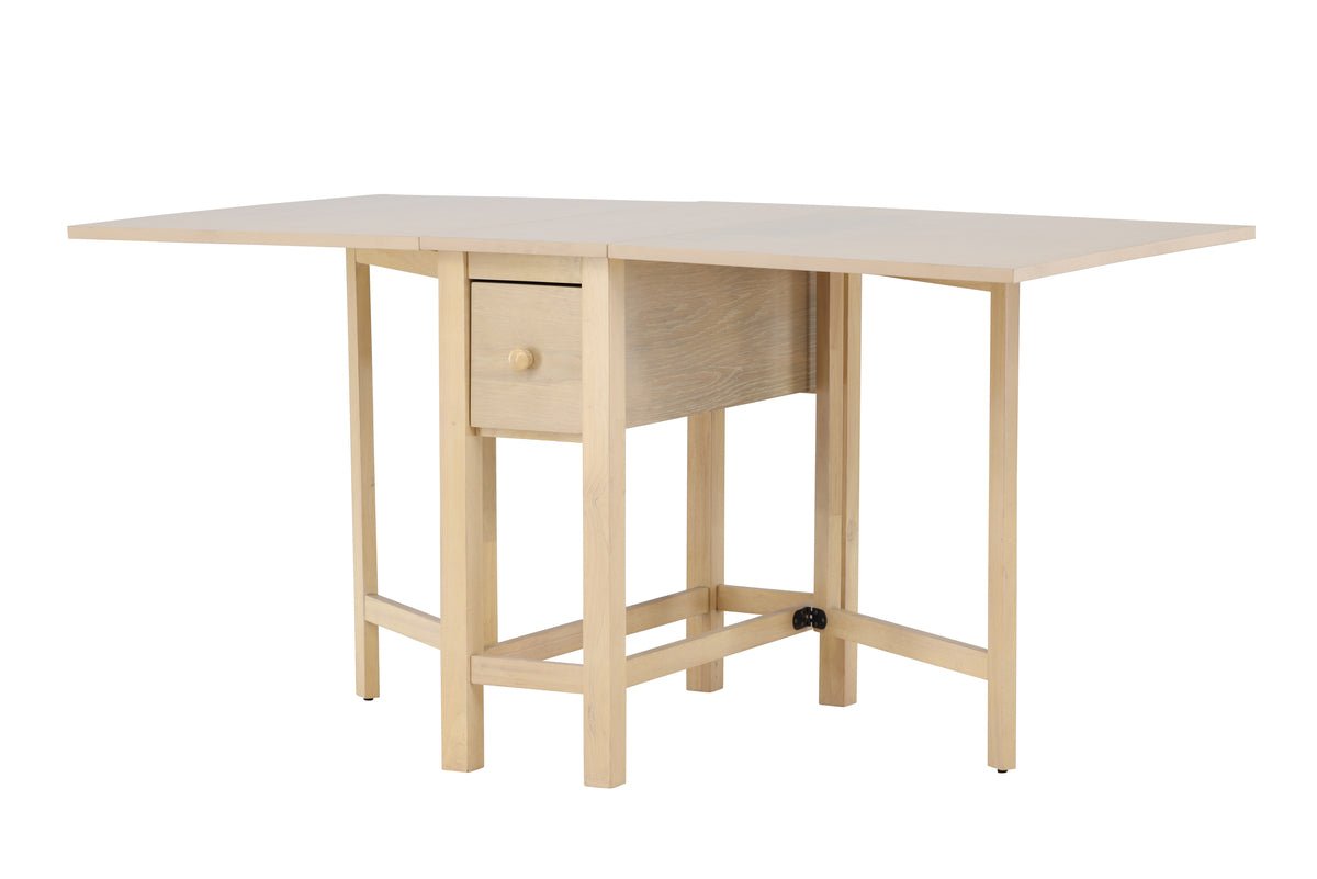 Eettafel Martha - rechthoekige uitschuifbare eettafel gebeitst