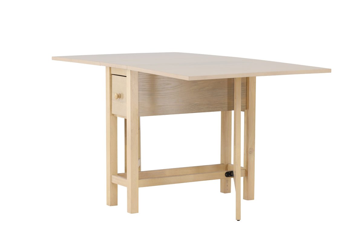 Eettafel Martha - rechthoekige uitschuifbare eettafel gebeitst