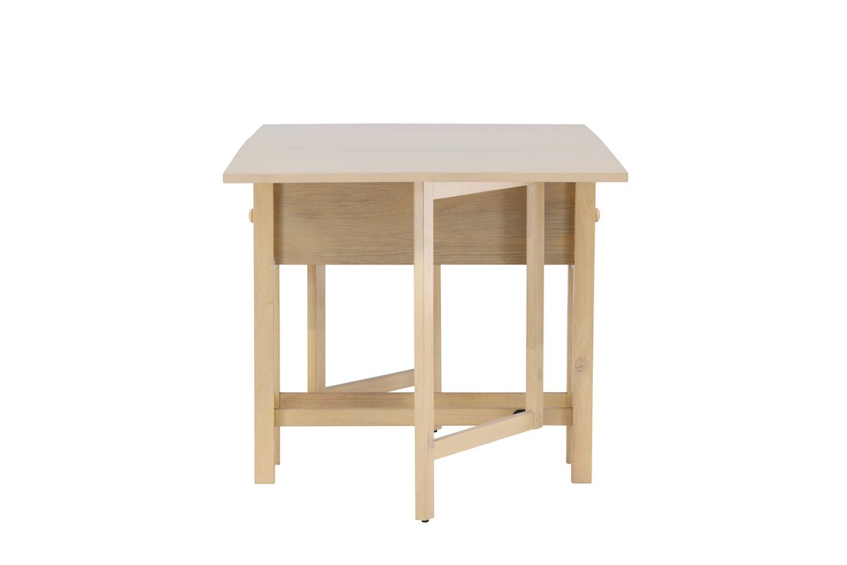 Eettafel Martha - rechthoekige uitschuifbare eettafel gebeitst