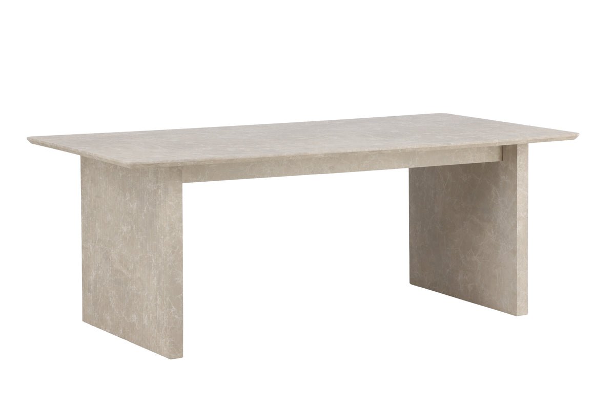 Eettafel Takahe - in beige marmerlook
