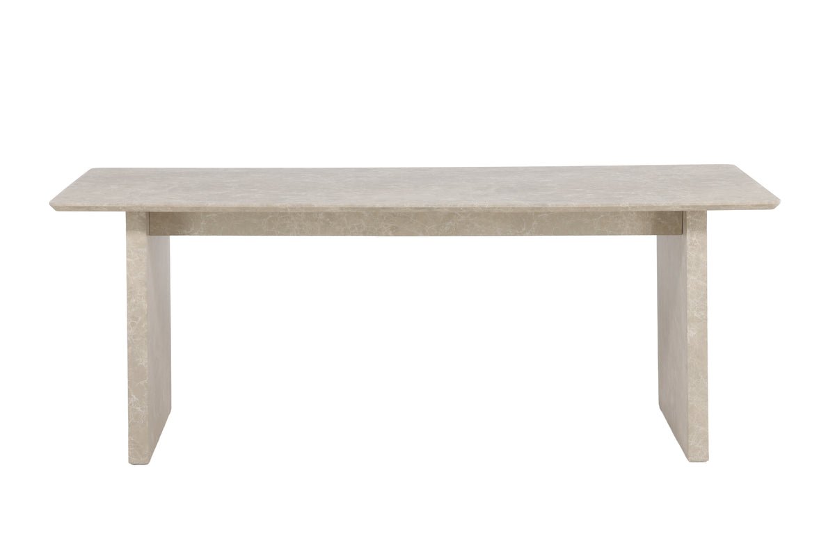 Eettafel Takahe - in beige marmerlook