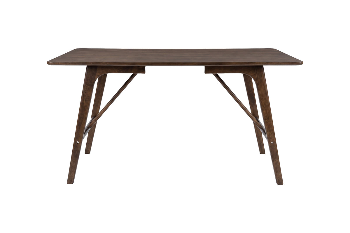 Eettafel Virelo - rechthoekig ontwerp in Donkerbruin
