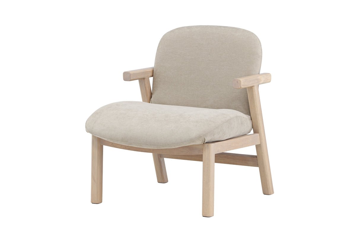Fauteuil Railey - met frame van rubberwood
