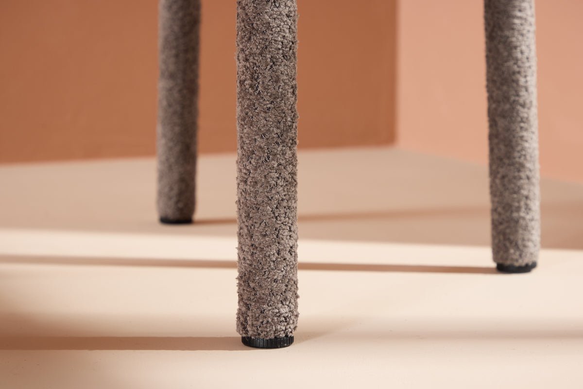 2-delige set - stoel Marie met bouclé bekleding