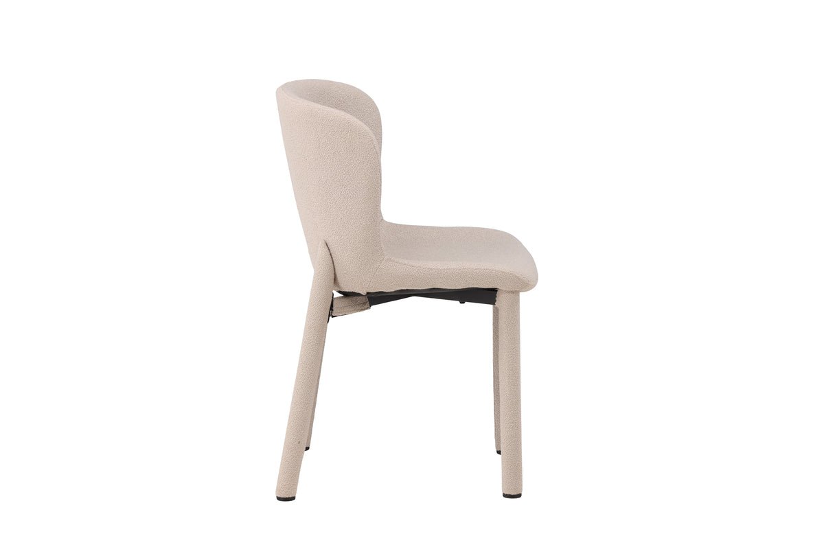 2-delige set - stoel Marie met bouclé bekleding