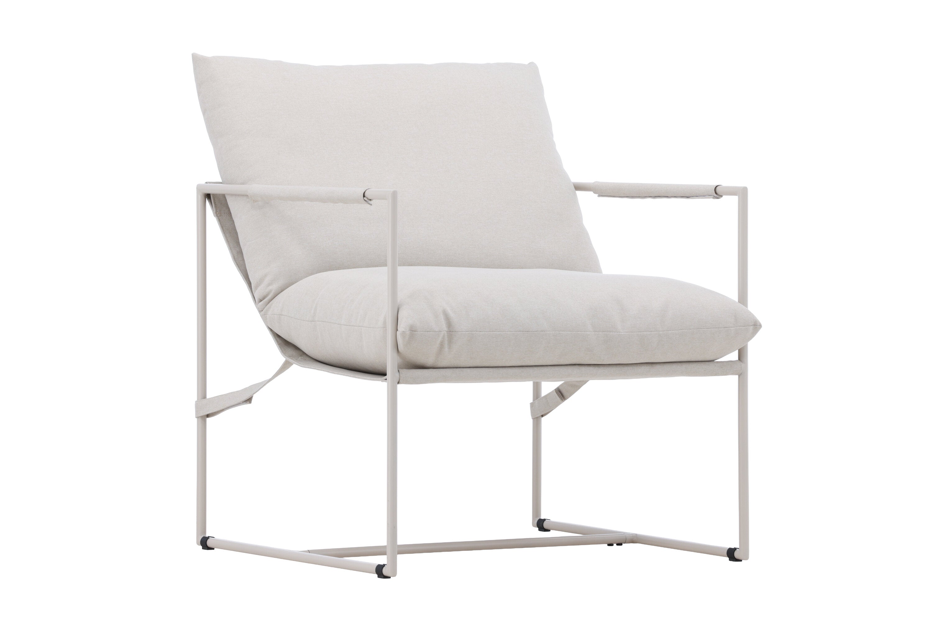 Stoel Brika - In Beige met zitkussen