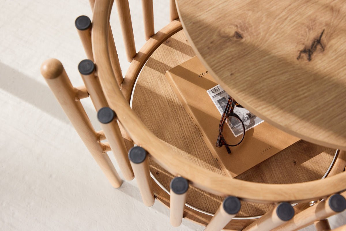 Bijzettafel Rubius – in houtlook