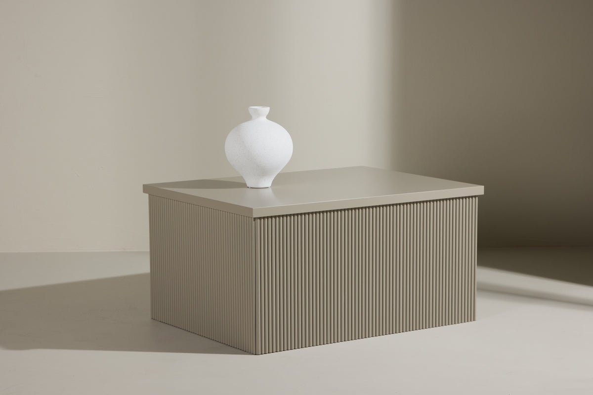 Bijzettafel Luna – in elegant Beige