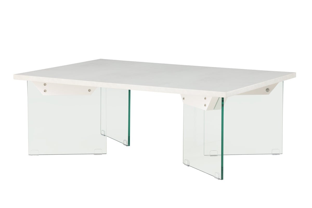 Salontafel Valerio - elegant met glazen poten