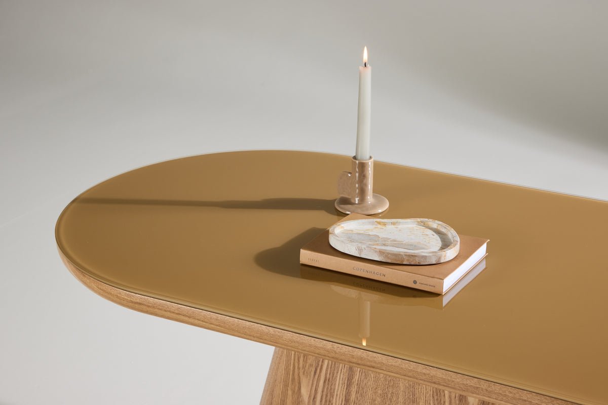 Salontafel Cellio - met glazen tafelblad