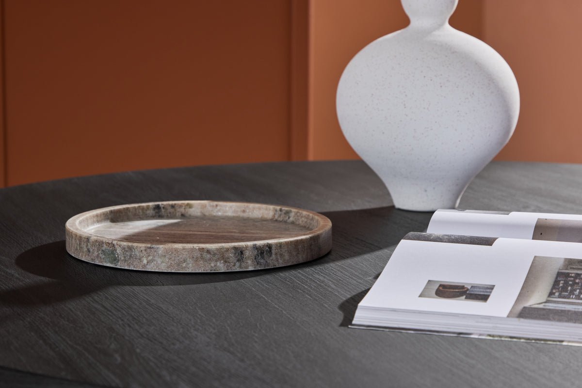 Salontafel Rondero - in zwarte houtlook