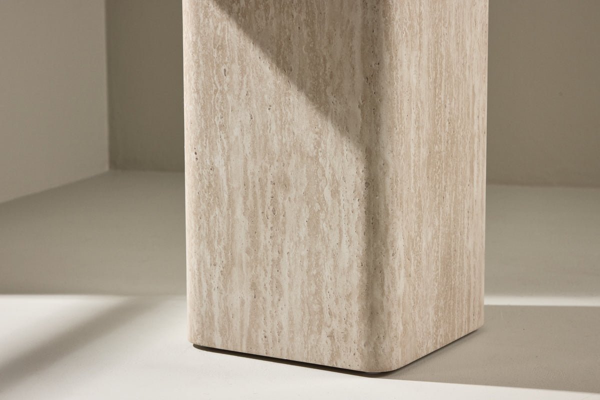 Salontafel/zijkruk Nemo - met beige patroon