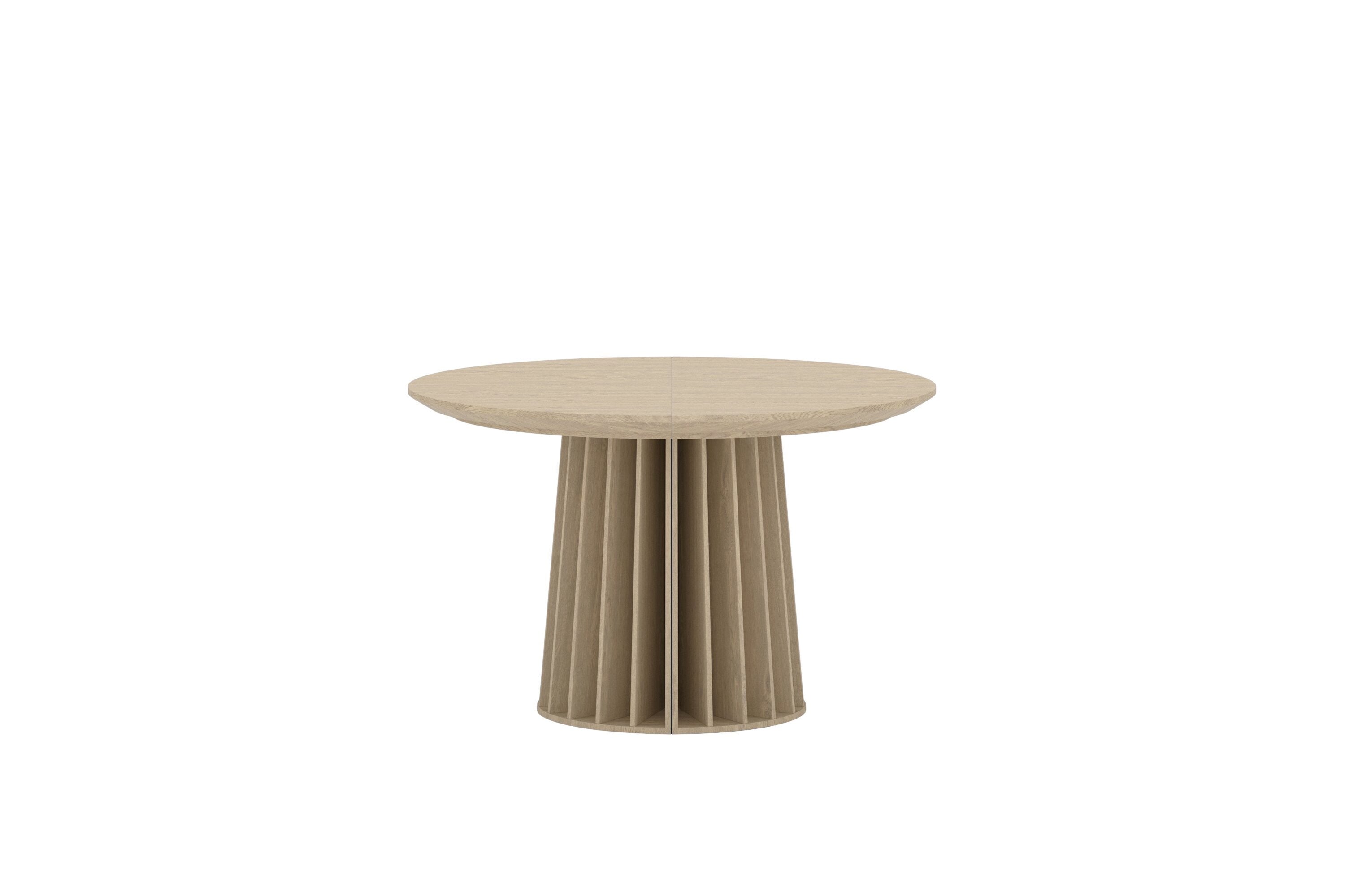 Eettafel Varelo - Ronde Vorm in Natuurlijke Uitstraling