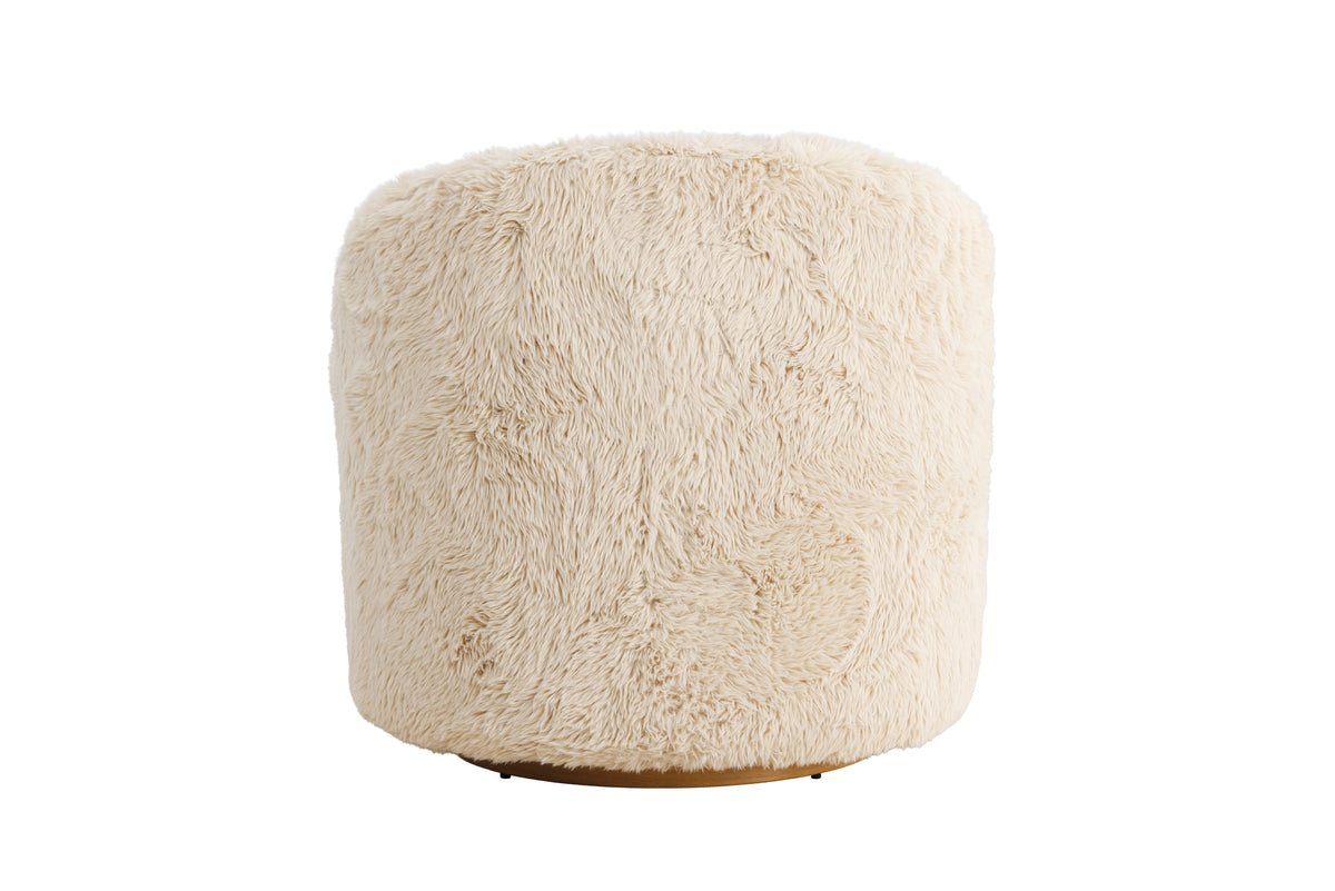 Fauteuil Astrid - Met beige polyesterbekleding