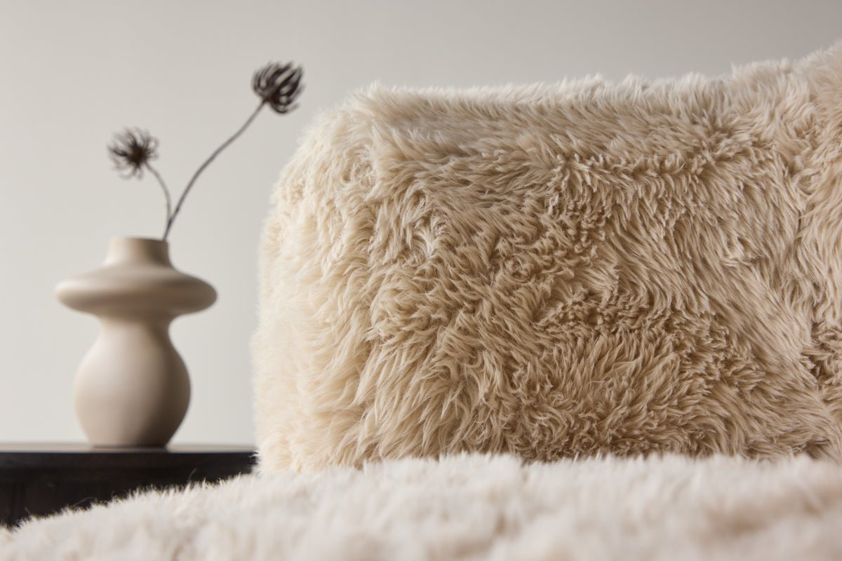 Fauteuil Fiby - Met polyesterbekleding in crèmewit