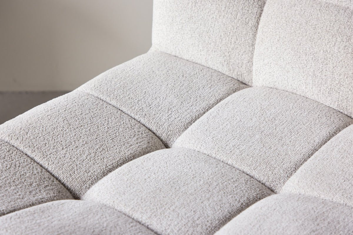 Fauteuil Marley - met groot beige zitvlak