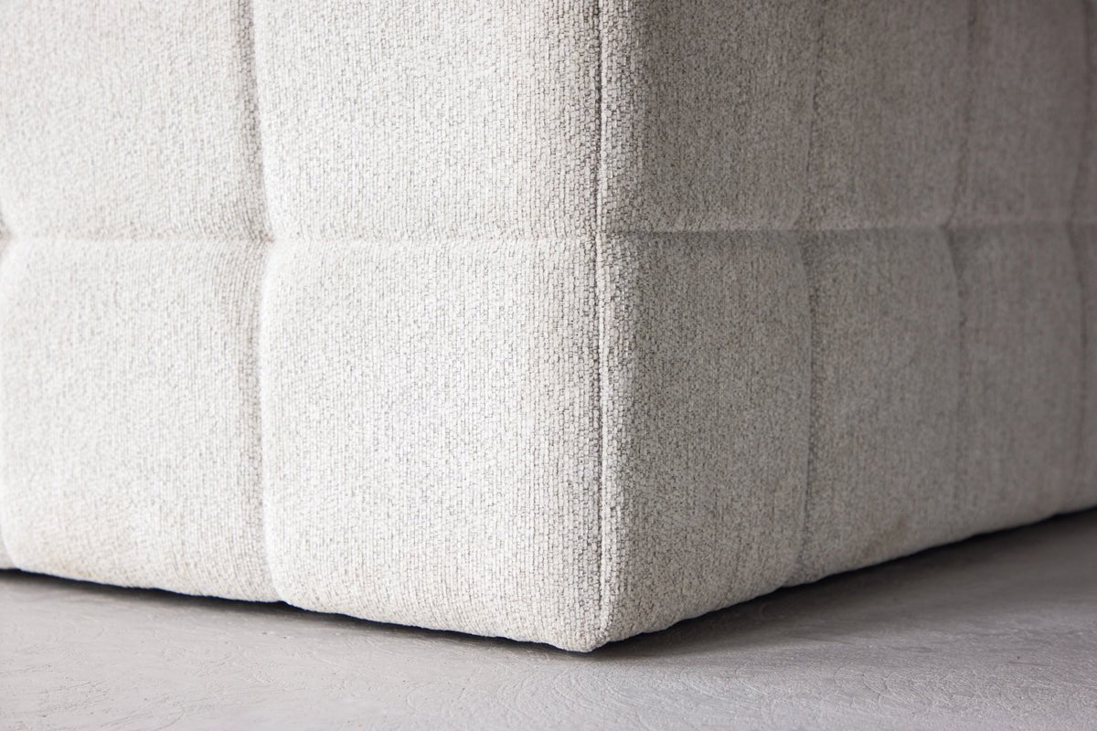 Fauteuil Marley - met groot beige zitvlak