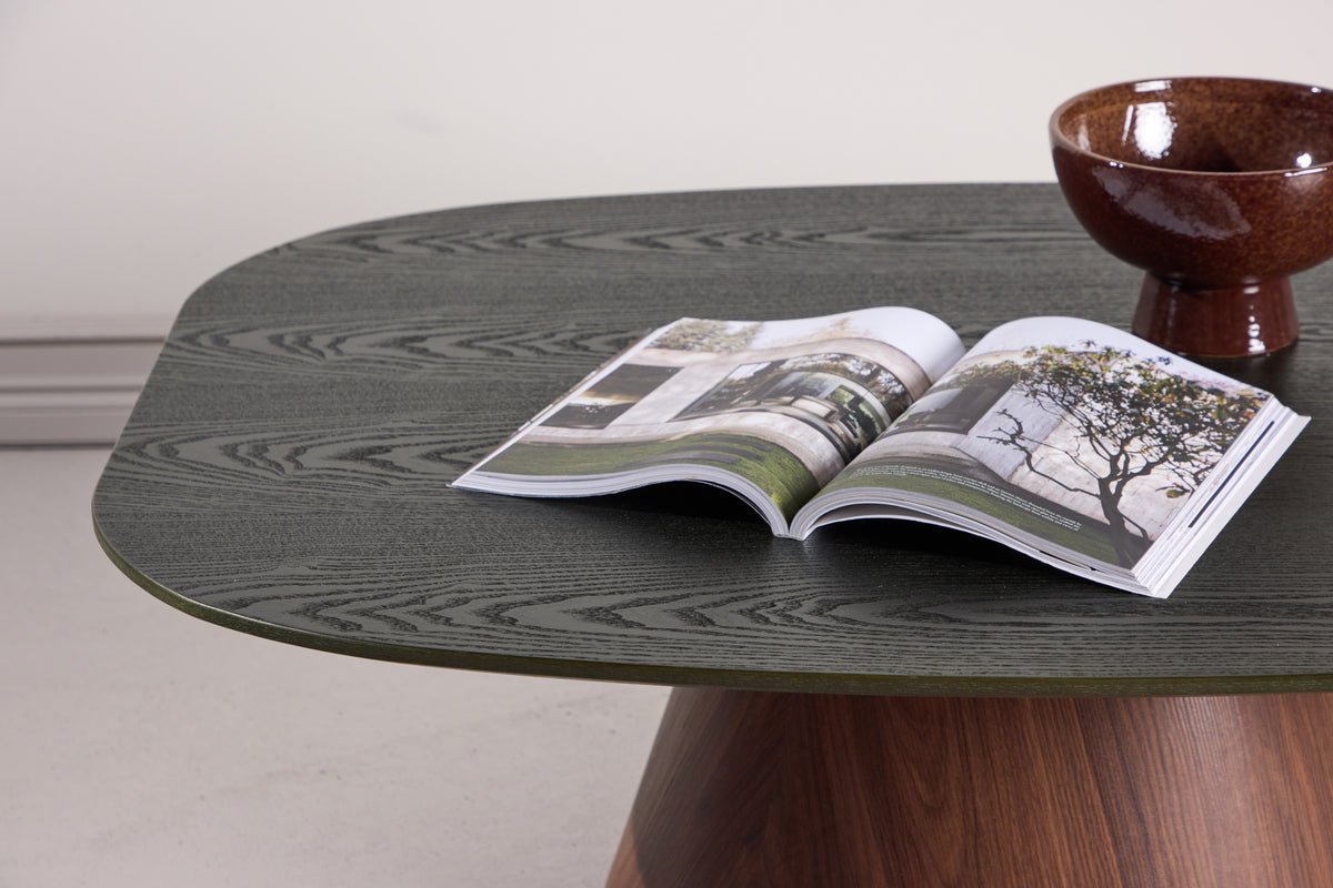 Salontafel Amaro - in houtlook met nerf