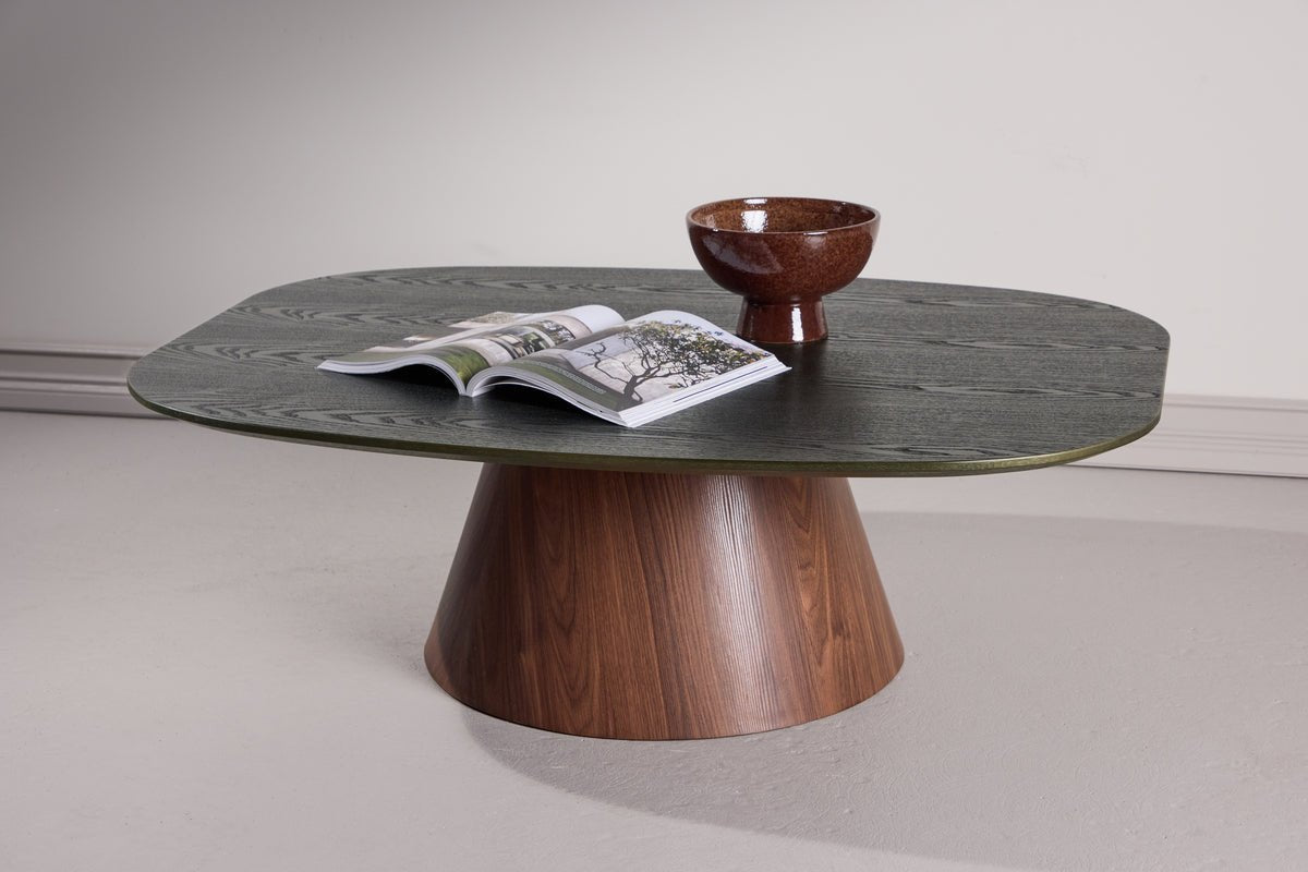 Salontafel Amaro - in houtlook met nerf