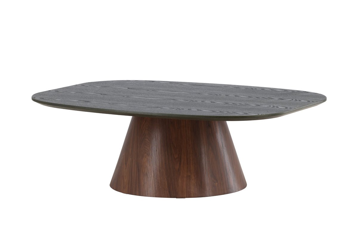 Salontafel Amaro - in houtlook met nerf